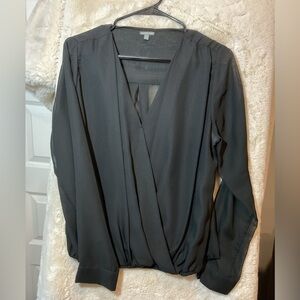 Charlotte Russe black Long sleeve blouse